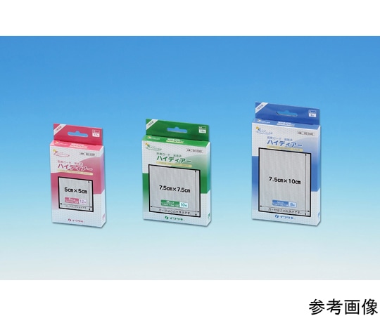 イワツキ ホームケア ハイディアー S 5×5cm 6枚×12個入 滅菌済 002-20381 1箱（ご注文単位1箱）【直送品】