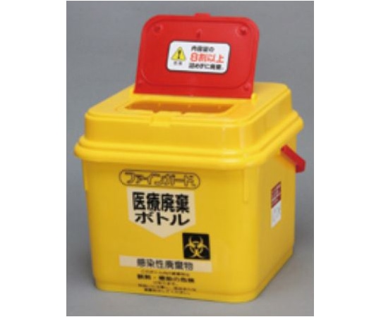 トップ 医療廃棄ボトル 角型 S-100 1ケース（4個入） 18505 1ケース（ご注文単位1ケース）【直送品】