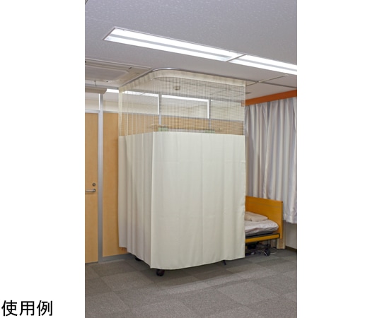 杉田産業 アースプラスカーテン ネット一体型 アイボリー NEP-2401S 1枚(ご注文単位1枚)【直送品】