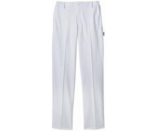 アズワン パンツ メンズ ホワイト M CHM652-10 M 1枚（ご注文単位1枚）【直送品】