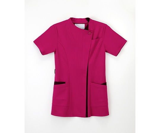 ナガイレーベン 女子スクラブ ディープピンク+ボルドー EL RF-5157 1枚（ご注文単位1枚）【直送品】