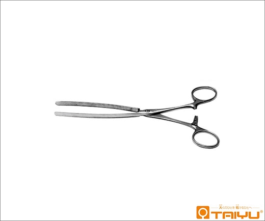 TAIYU（大祐医科工業） 小児用腸鉗子（十二指腸） 直 ネジ止 全長18cm TY-712A 1本（ご注文単位1本）【直送品】