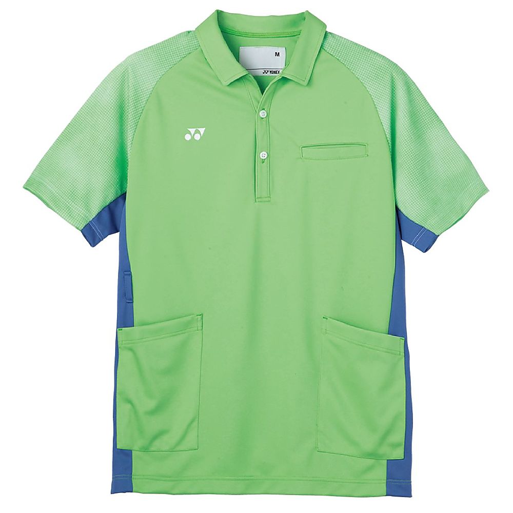 YONEX(トンボ) Mケアワークシャツ アップルグリーン 3L(身丈79cm) CY304-40 3L 1枚(ご注文単位1枚)【直送品】