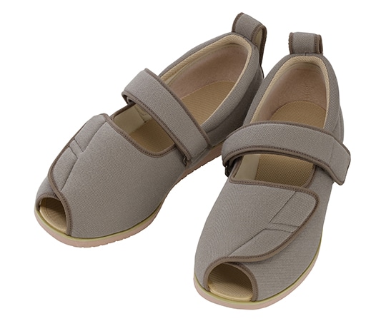 徳武産業 オープンマジックⅡ 7E 片足 右のみ Mグレー M 7010 1個（ご注文単位1個）【直送品】