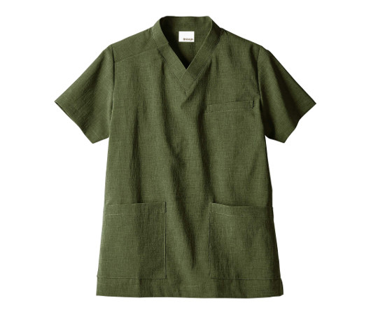 住商モンブラン スクラブ 兼用 半袖 オリーブ S OV6503-6 1枚（ご注文単位1枚）【直送品】