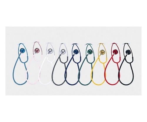 ケンツメディコ ダブル聴診器 No.120 内バネ式 イエロー 0120B102 1本（ご注文単位1本）【直送品】