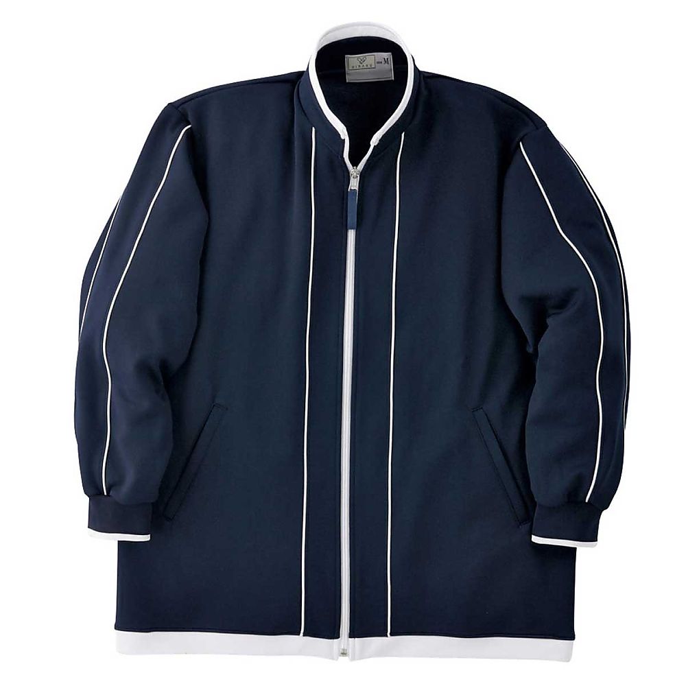 KIRAKU（トンボ） ハーフジャケット ネイビー 4L（身丈79cm） CR051-88 4L 1枚（ご注文単位1枚）【直送品】