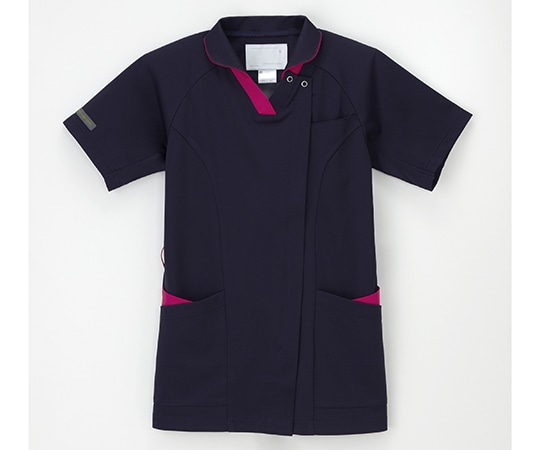 ナガイレーベン 男女兼用ハイブリッドメディウェ ネイビー+ピンク M AY-4232 1枚（ご注文単位1枚）【直送品】