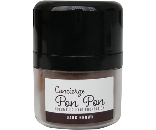 グローバル・ジャパン ポンポンボリュームアップ頭皮ファンデーション ダークブラウン  1個（ご注文単位1個）【直送品】