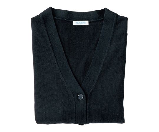 ヤギコーポレーション レディースカーディガン ブラック LL NW1045-20LL 1枚（ご注文単位1枚）【直送品】