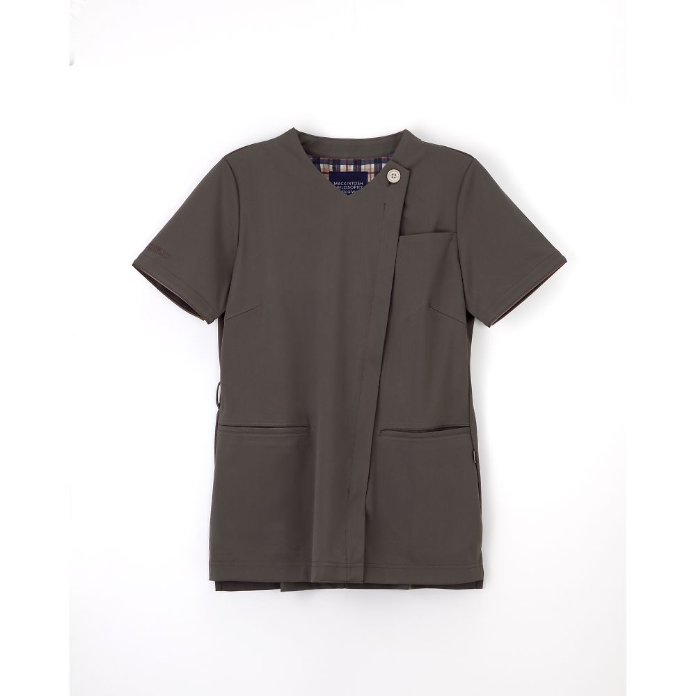 ナガイレーベン MPレディーススクラブ ブラウン M MPA-3917 1枚（ご注文単位1枚）【直送品】