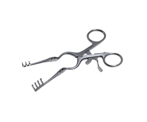 日本フリッツメディコ 開創器 小児用アドソン 長さ16cm 先鋭 鈎幅19×14mm R129-1581 1個（ご注文単位1個）【直送品】