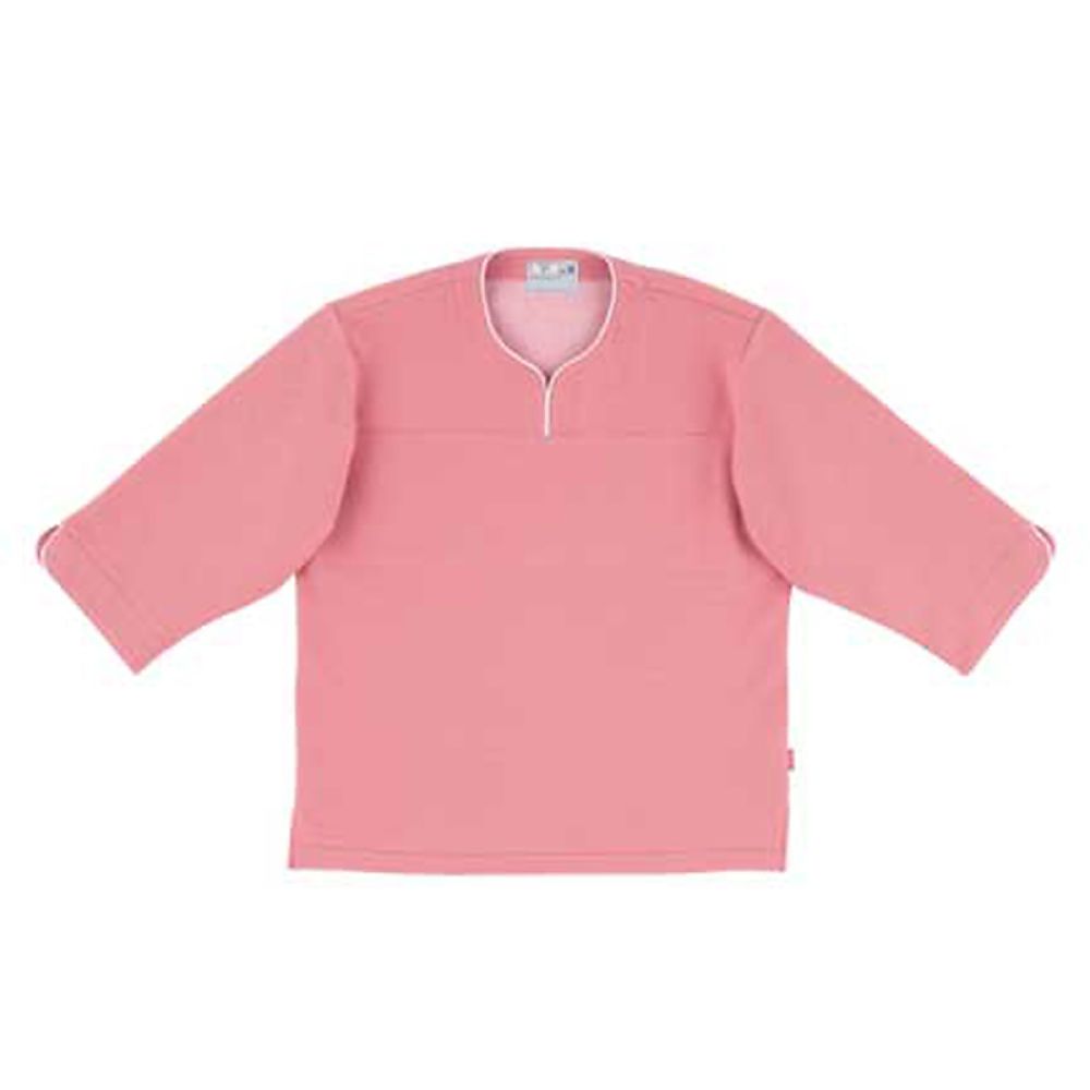 KIRAKU（トンボ） 検診用シャツ グレーモク M（身丈68cm） CR841-08 M 1枚（ご注文単位1枚）【直送品】