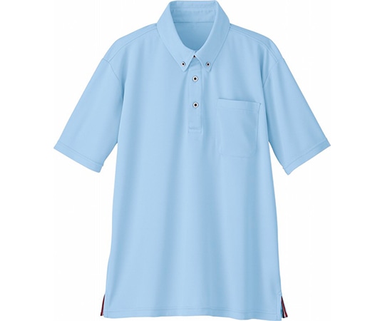 WHISEL（自重堂） 半袖BDポロシャツ サックス M WH90418 1枚（ご注文単位1枚）【直送品】
