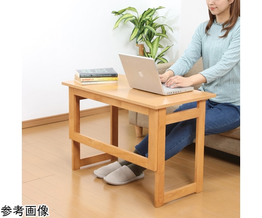 ファミリー・ライフ 天然木折りたたみテーブル 高さ69cm ナチュラル 0330020 1箱（ご注文単位1箱）【直送品】