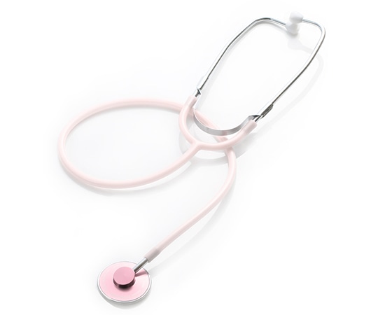 フォーカルコーポレーション ナーススコープ 外バネタイプ ヘッド:ピンク チューブ:ピンク FC-200 1本（ご注文単位1本）【直送品】