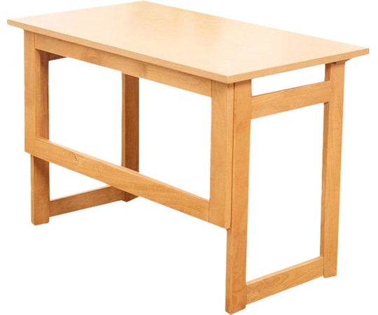 ファミリー・ライフ 天然木折りたたみテーブル 高さ55cm ナチュラル 0329920 1箱（ご注文単位1箱）【直送品】