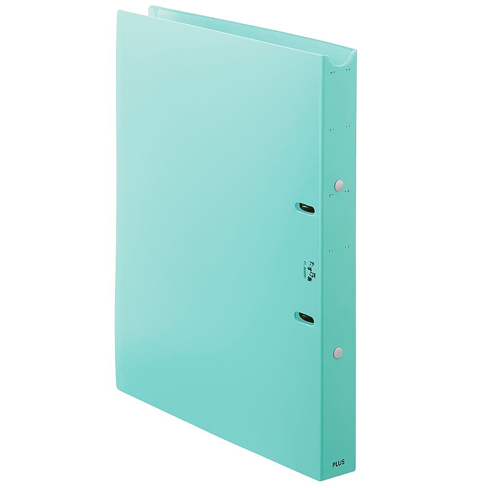 プラス 利用者カルテファイル（リングファイル） ブルー FL-808RF 1冊（ご注文単位1冊）【直送品】