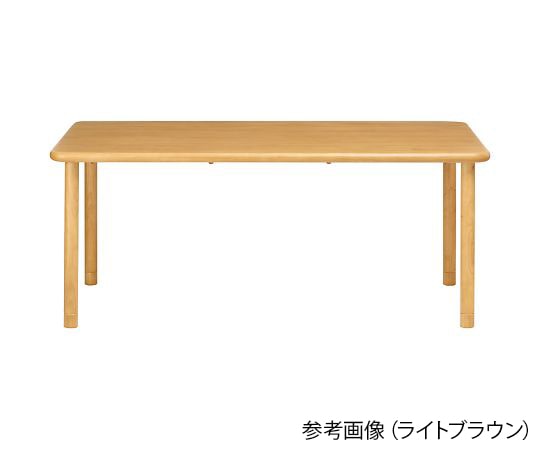 貞苅椅子製作所 天然木テーブル ライトブラウン 長方形 6人掛け A脚 TS1-K18090 LB 1台(ご注文単位1台)【直送品】