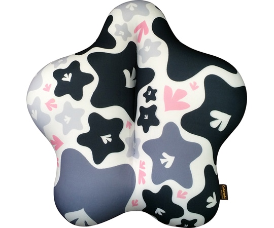 龍野コルク工業 CuCuスタンダード(クッション)ピースフラワー ブラック 1個(ご注文単位1個)【直送品】