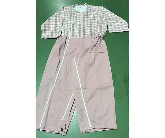 アズワン 介護つなぎ ピンク Mサイズ 10枚入  1箱（ご注文単位1箱）【直送品】