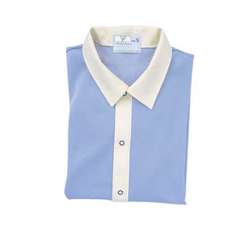 KIRAKU（トンボ） 前開きシャツ ラベンダー LL（身丈72cm） CR809-83 LL 1枚（ご注文単位1枚）【直送品】