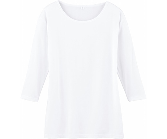 WHISEL（自重堂） 七分袖起毛インナー ホワイト L WH90129 1枚（ご注文単位1枚）【直送品】