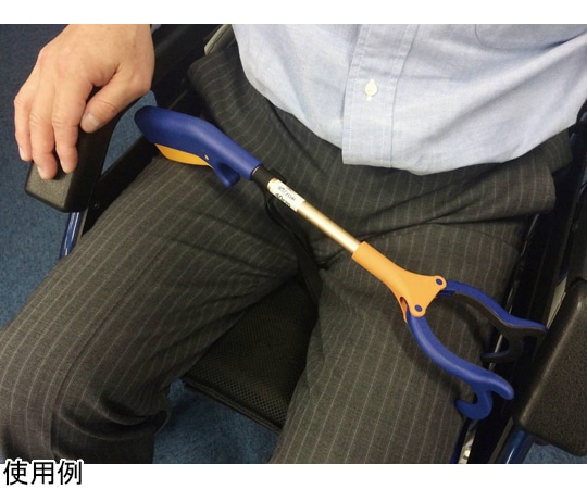 インタージェット 楽らくハンド ミニタイプ 紺 JBS111-4D 1本(ご注文単位1本)【直送品】