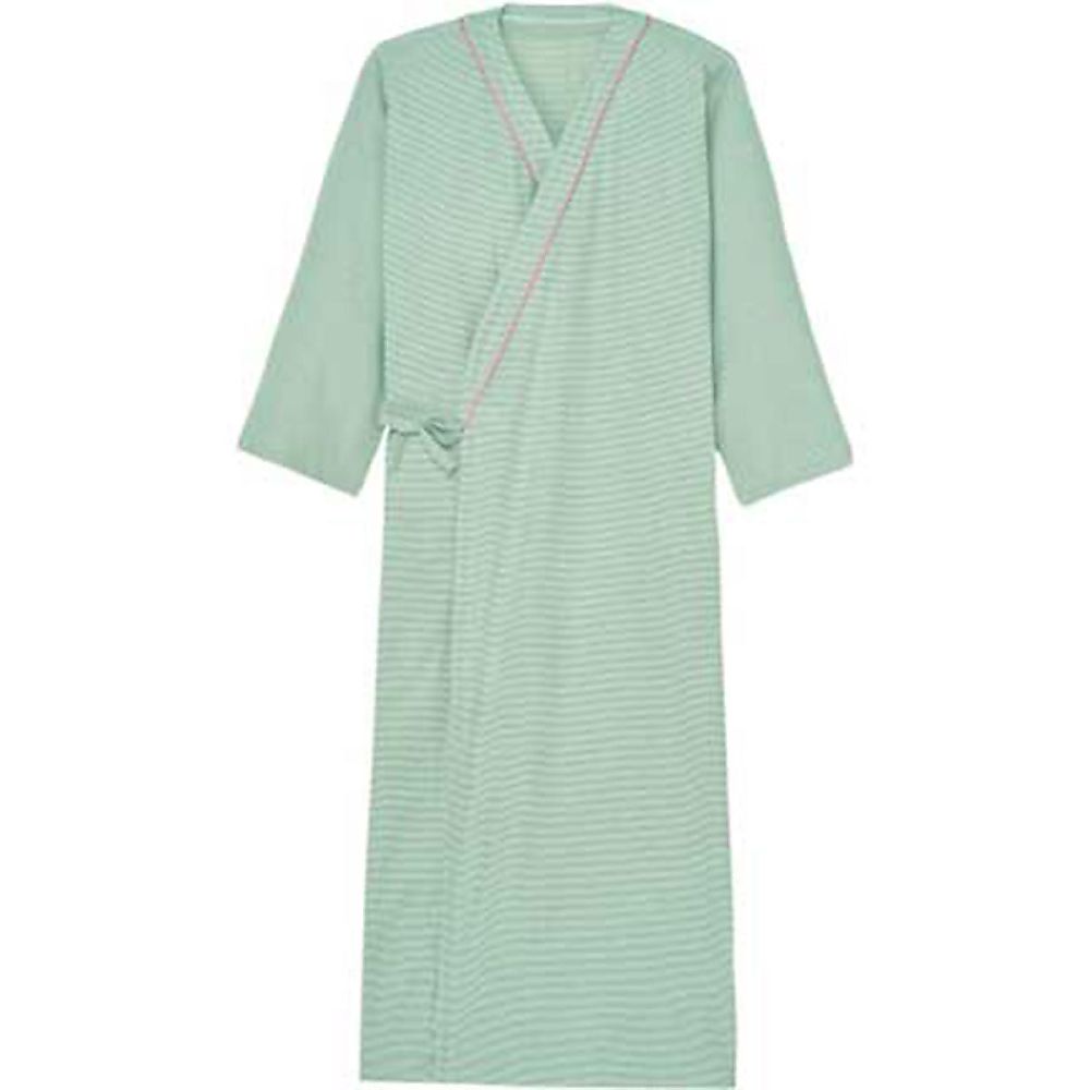 KIRAKU（トンボ） ニット患者衣 浴衣 ミント 3L 1ケース（10枚入） CV023-40 3L 1ケース（ご注文単位1ケース）【直送品】