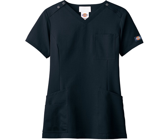 フォーク レディススクラブ S.ネイビー 3L 7071SC-17 1枚（ご注文単位1枚）【直送品】