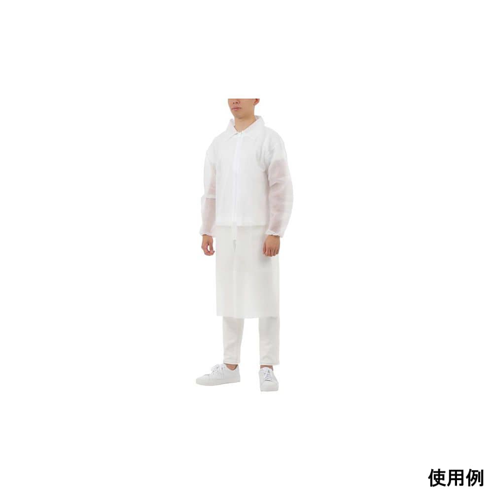 伊藤忠リーテイルリンク 不織布白衣 目付45g M 1ケース（1着×50袋入） WG-001 1ケース（ご注文単位1ケース）【直送品】