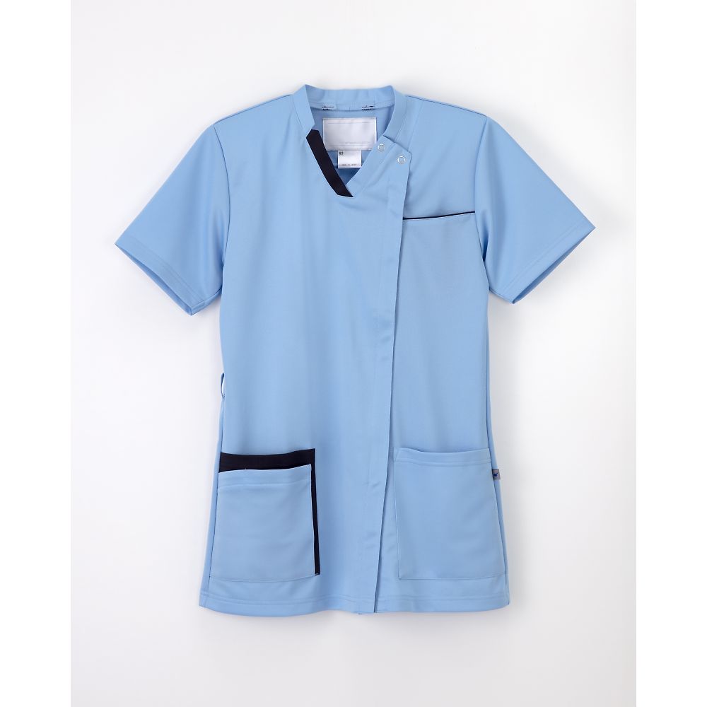 ナガイレーベン 男女兼用スクラブ ブルー S JD-5107 1枚（ご注文単位1枚）【直送品】