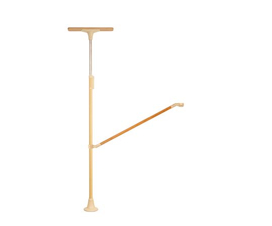 DIPPERホクメイ ベスポジBPZ Tベース レギュラート型 木手すり 曲げ1200 セット BPZ-K5100-52 1個（ご注文単位1個）【直送品】