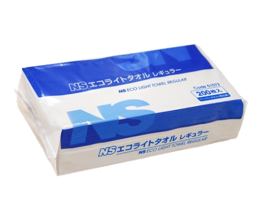日昭産業 NSエコライトタオル レギュラー 1箱（30袋入） 51072 1箱（ご注文単位1箱）【直送品】