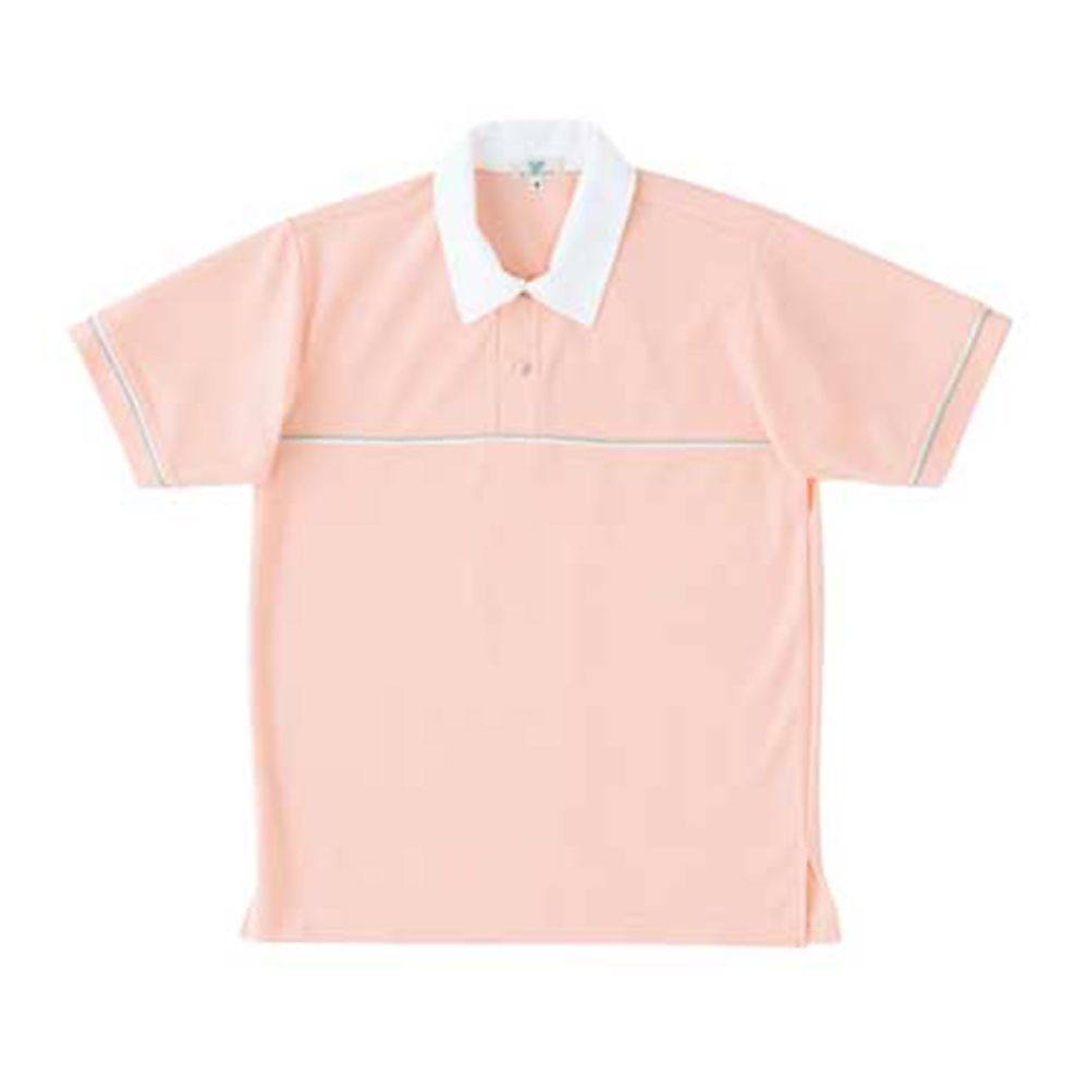 KIRAKU（トンボ） ニットシャツ オレンジピンク 4L（身丈80cm） CR093-13 4L 1枚（ご注文単位1枚）【直送品】