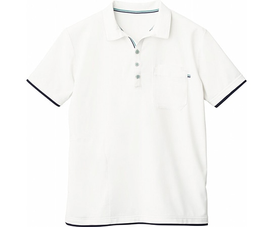 WHISEL（自重堂） 半袖ポロシャツ オフホワイト S WH90718 1枚（ご注文単位1枚）【直送品】