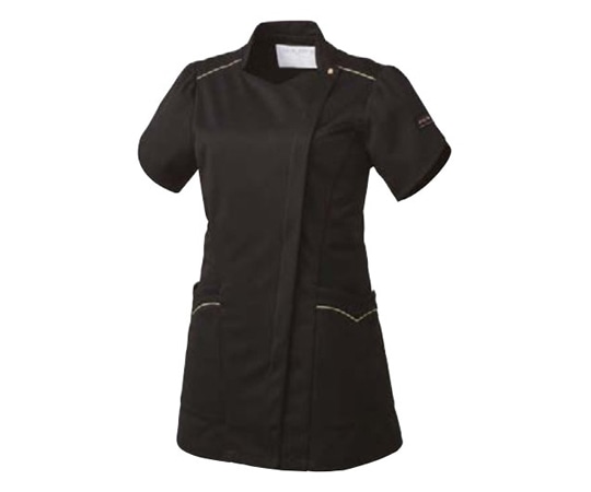 MICHEL KLEIN（ミッシェルクラン） ジャケット[女性用] ブラック×ベージュ 3L コネクト（トリコット） 袖丈18cm MK-0040 1着（ご注文単位1着）【直送品】