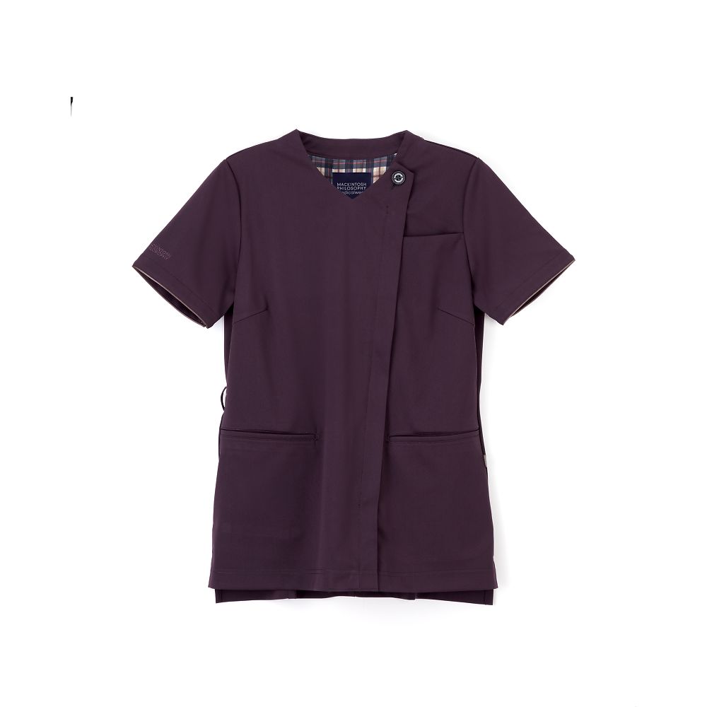 ナガイレーベン MPレディーススクラブ プラム LL MPA-3917 1枚（ご注文単位1枚）【直送品】