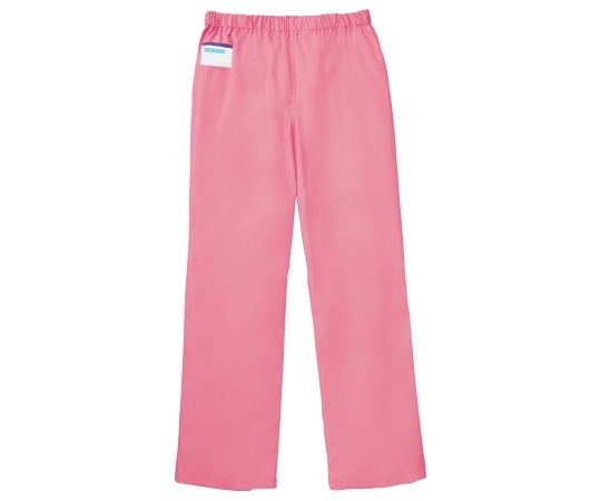 KAZEN 手術スラックス（男女兼用） チェリーピンク M 155-92 M 1枚（ご注文単位1枚）【直送品】