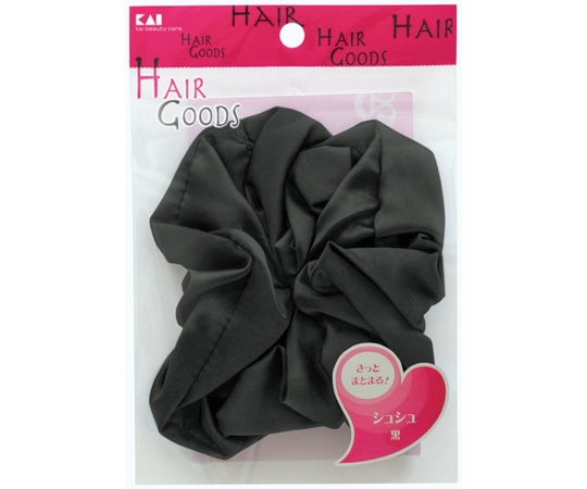 貝印 HG シュシュ 黒 #000HA0073 1個（ご注文単位1個）【直送品】