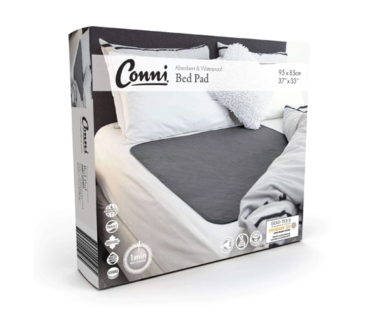 Conni メイト・ベッドパッド チャコール CCD-085095-25-1CH 1枚（ご注文単位1枚）【直送品】