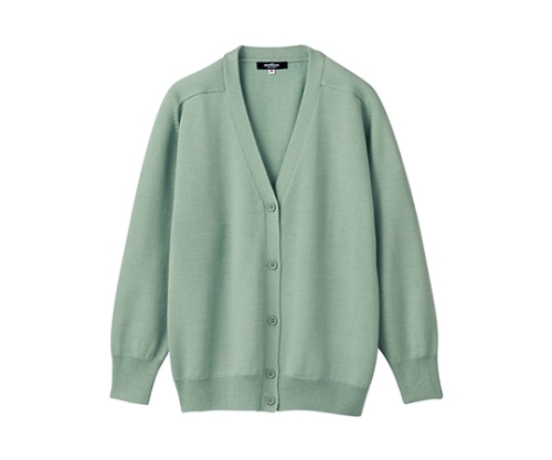 住商モンブラン カーディガン 長袖 ミントグリーン 56-038 M 1枚（ご注文単位1枚）【直送品】