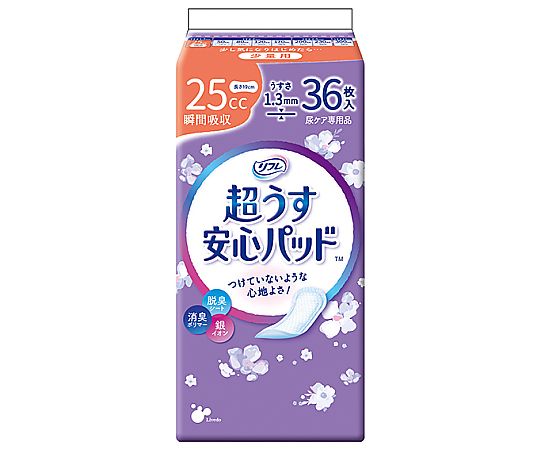 リブドゥコーポレーション リフレ 超うす安心パッド 25cc 36枚×18袋 18401 1ケース（ご注文単位1ケース）【直送品】