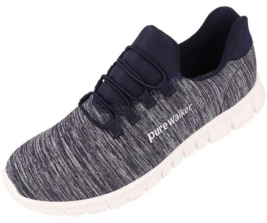 ダイマツ BMZハンズフリーシューズ 24.5cm ネイビー PW1501 1足(ご注文単位1足)【直送品】