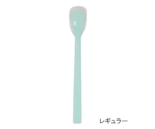 岡部洋食器製作所 口あたりやさしいスプーン 一体型・レギュラー ブルー KU-04B 1個(ご注文単位1個)【直送品】