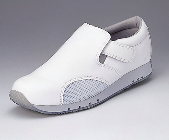 ナガイレーベン メンズニューフィールシューズ ホワイト 24cm MN225 1足（ご注文単位1足）【直送品】