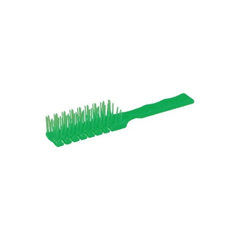 三和 スケルトンブラシ グリーン(裸) 100個入 SF-7G 1箱(ご注文単位1箱)【直送品】