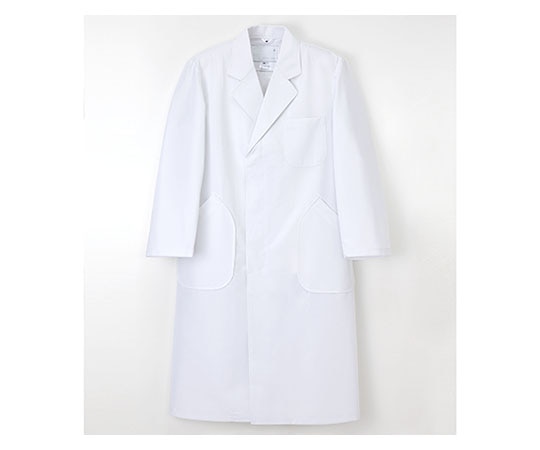 ナガイレーベン 男子シングル診察衣 ホワイト LL HK11 1枚（ご注文単位1枚）【直送品】
