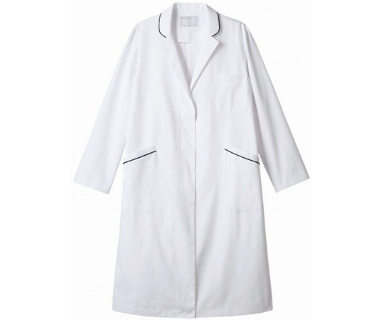 住商モンブラン ドクターコート レディス長袖 白/ネイビー S 71-099 S 1枚（ご注文単位1枚）【直送品】