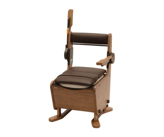 パナソニックエイジフリー 家具調トイレ<座楽>ひじ掛けはね上げ あたたか便座 ミディアムブラウン PN-L23408MB 1個（ご注文単位1個）【直送品】